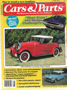 CARS & PARTS 1988 JUNE - 'PLUM CRAZY 440 WEDGE, '28 STUDEBAKER, '55 NOMAD